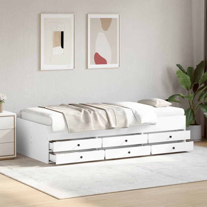 Slaapbank Met Lades Zonder Matras Kleurig