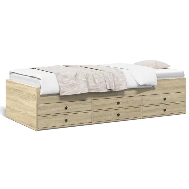 Slaapbank Met Lades Zonder Matras Kleurig