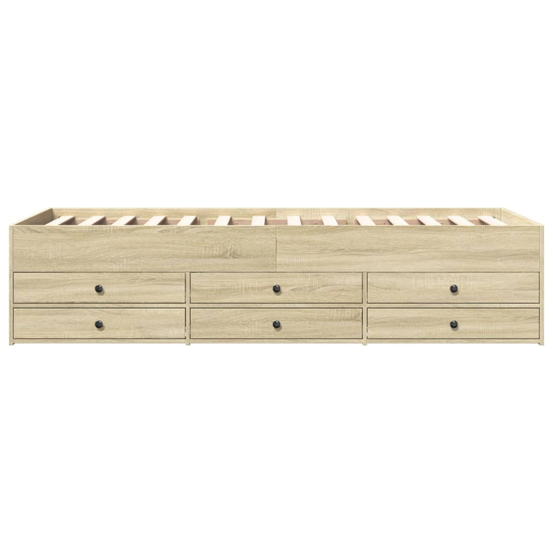 Slaapbank Met Lades Zonder Matras Kleurig