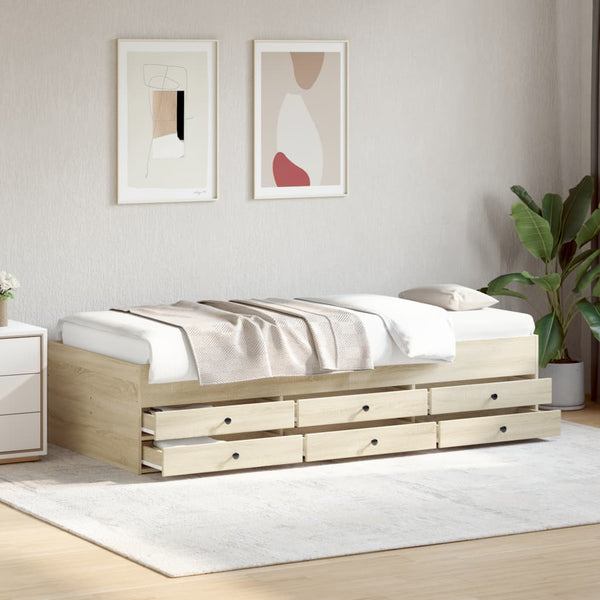 Slaapbank Met Lades Zonder Matras Kleurig