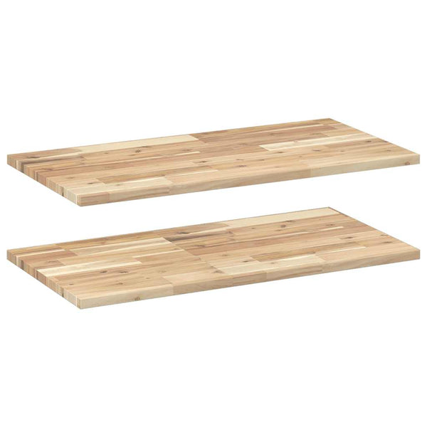 Wandschappen Zwevend Onbehandeld Acaciahout Naturel