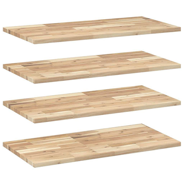 Wandschappen Zwevend Onbehandeld Acaciahout Naturel