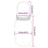 Tuinlantaarns 12 St Glas Warmwit