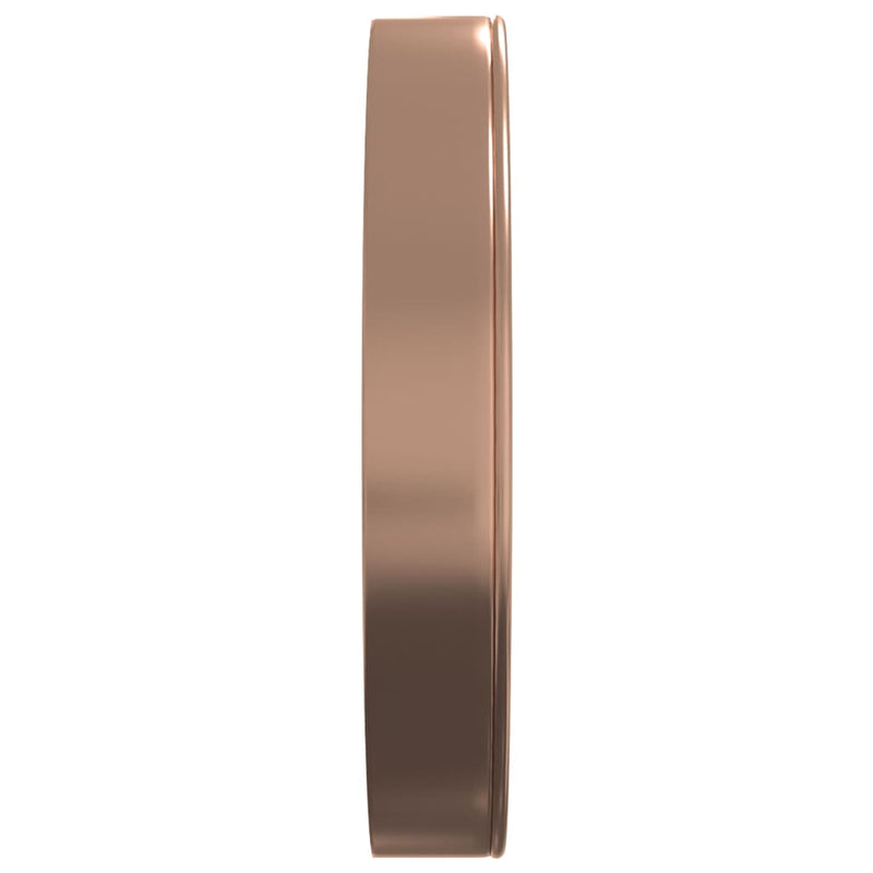 Wandklok Ø29,5 Cm Polystyreen En Glas Goudkleurig En