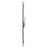 Wandklok Ø60 Cm Ijzer Zwart
