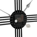 Wandklok Ø60 Cm Ijzer Zwart