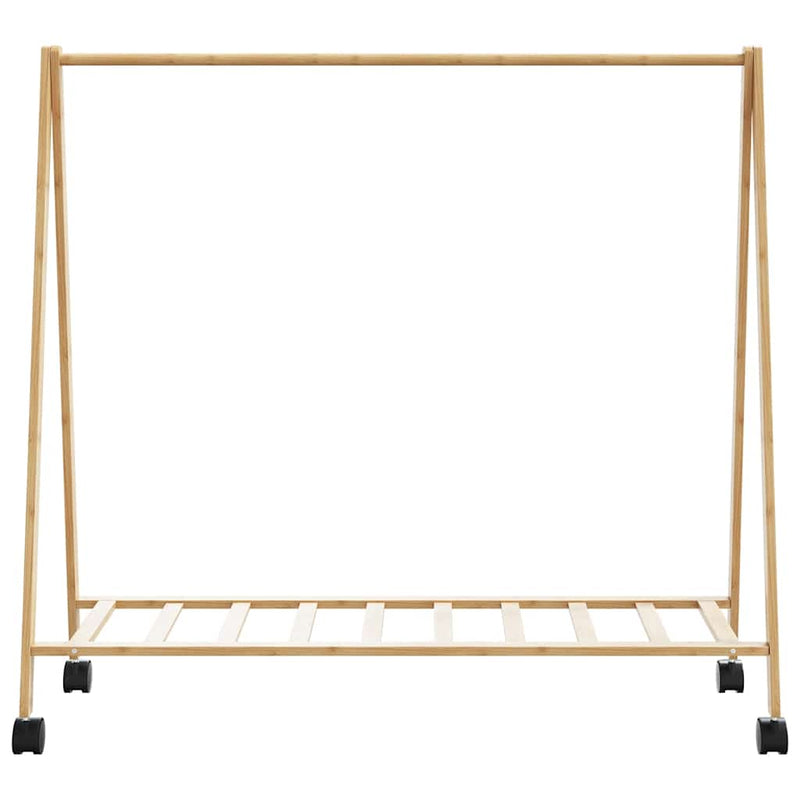 Kledingrek Met Schappen En Wielen 106X34X106,5 Cm