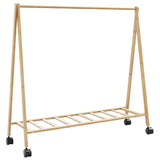 Kledingrek Met Schappen En Wielen 106X34X106,5 Cm