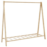 Kledingrek Met Schappen 106X34X102 Cm Bamboe
