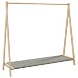 Kledingrek Met Schappen 106X34X102 Cm Bamboe