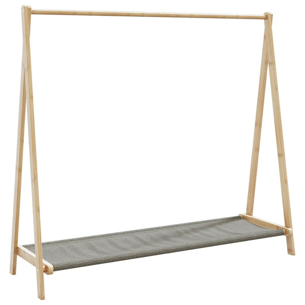 Kledingrek Met Schappen 106X34X102 Cm Bamboe
