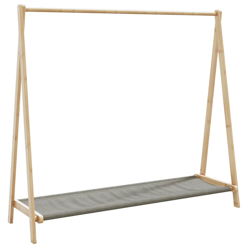 Kledingrek Met Schappen 106X34X102 Cm Bamboe