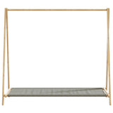Kledingrek Met Schappen 106X34X102 Cm Bamboe