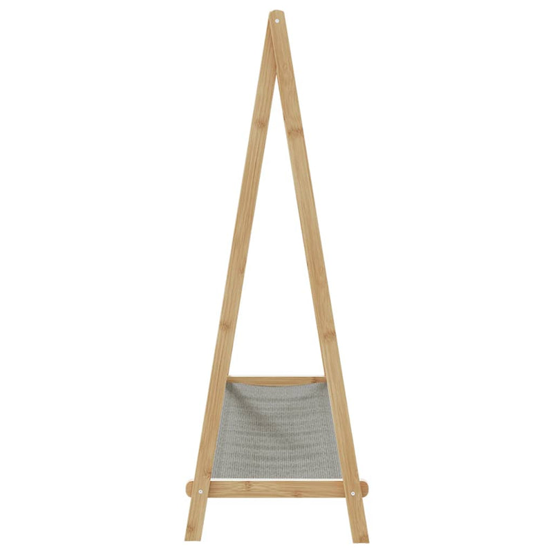 Kledingrek Met Schappen 106X34X102 Cm Bamboe