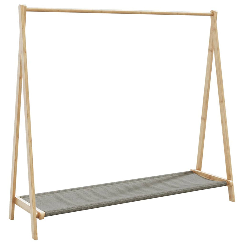 Kledingrek Met Schappen 106X34X102 Cm Bamboe
