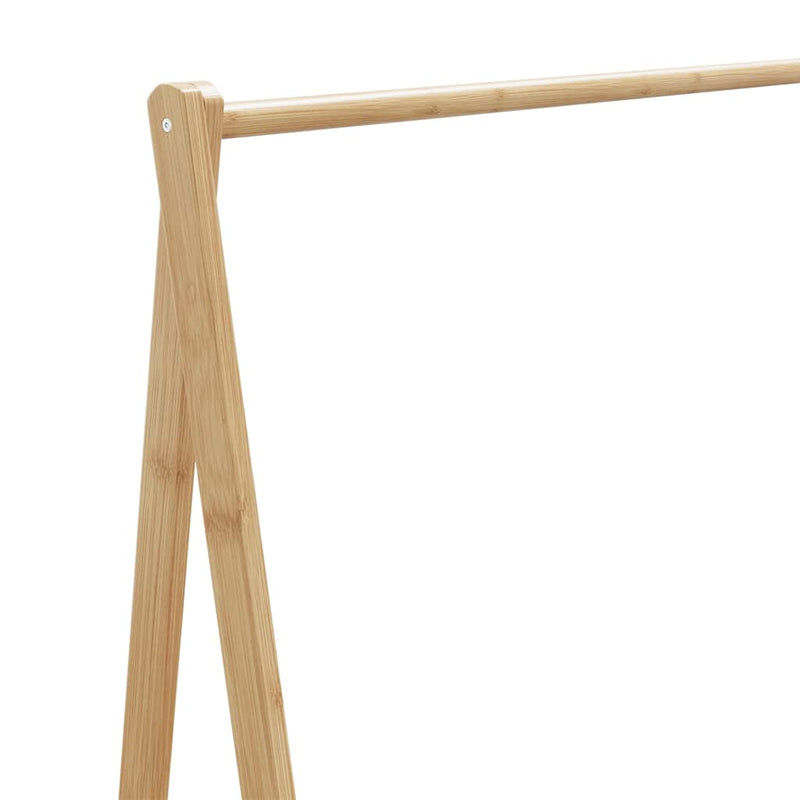 Kledingrek Met Schappen 106X34X102 Cm Bamboe