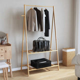 Kledingrek Met Schappen 96X45,5X150,5 Cm
