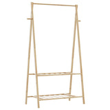 Kledingrek Met Schappen 96X45,5X150,5 Cm