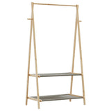 Kledingrek Met Schappen 96X45,5X150,5 Cm