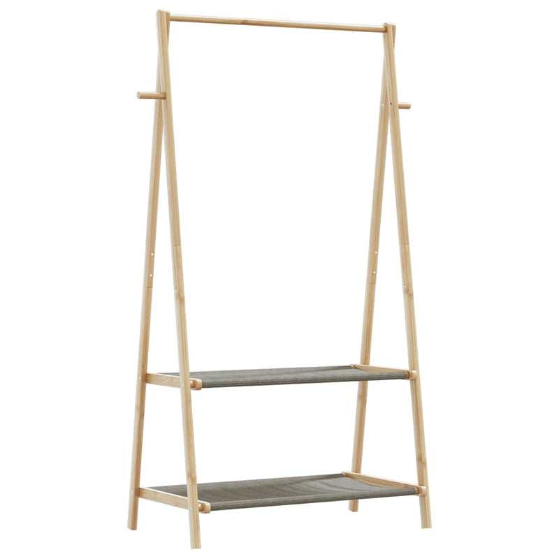 Kledingrek Met Schappen 96X45,5X150,5 Cm