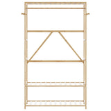 Kledingrek Met Schappen 110X40X175 Cm Bamboe