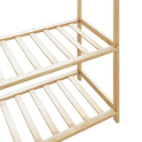 Kledingrek Met Schappen 110X40X175 Cm Bamboe
