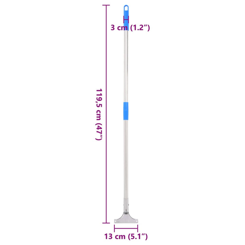Vloerwisserhandgrepen 119,5 Cm Staal En Kunststof