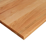 Bureaublad Rechthoekig 220X100X4Cm Massief Eikenhout Lichtbruin