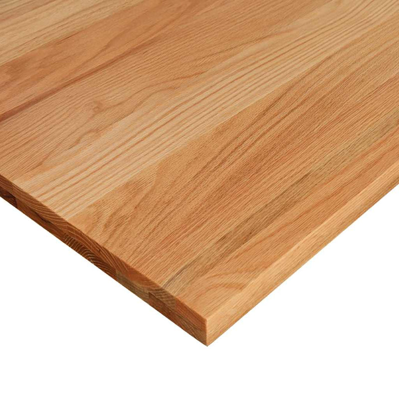 Bureaublad Rechthoekig 220X100X4Cm Massief Eikenhout Lichtbruin