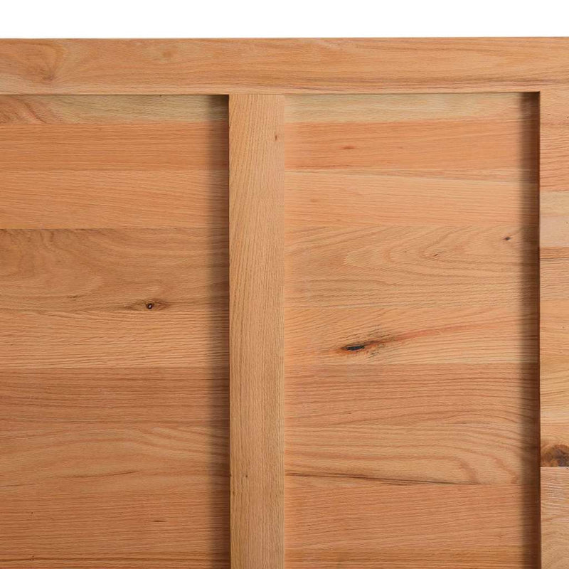 Bureaublad Rechthoekig 220X100X4Cm Massief Eikenhout Lichtbruin