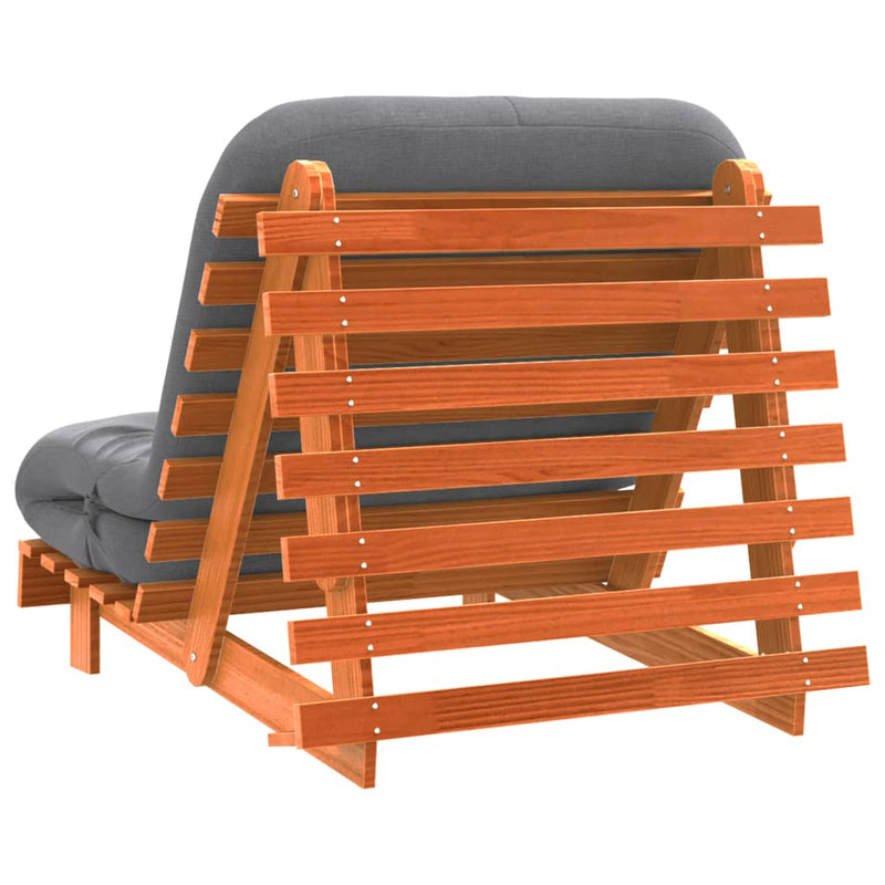 Futon Slaapbank Met Matras Grenenhout