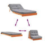 Futon Slaapbank Met Matras Grenenhout