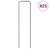 Grondharingen U-Vormig 15X3,5 Cm Gegalvaniseerd Staal
