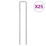 Grondharingen U-Vormig 15X3,5 Cm Gegalvaniseerd Staal