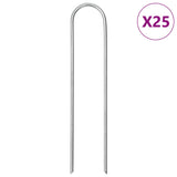 Grondharingen U-Vormig 15X3,5 Cm Gegalvaniseerd Staal