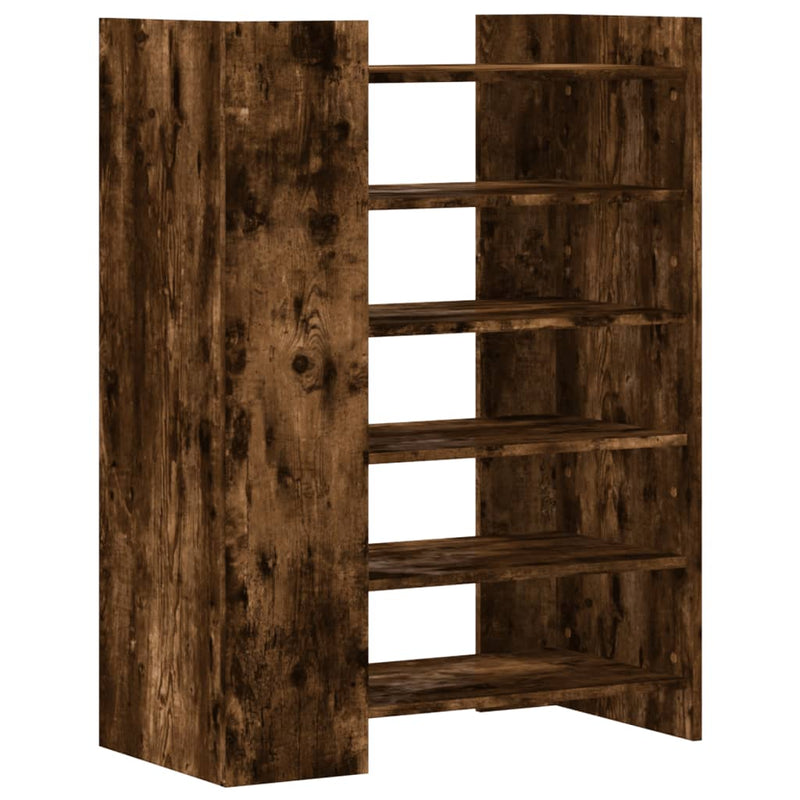 Schoenenkast 74,5X37,5X100 Cm Bewerkt Hout Kleurig