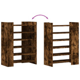Schoenenkast 74,5X37,5X100 Cm Bewerkt Hout Kleurig