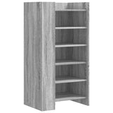 Schoenenkast 52X37,5X100 Cm Bewerkt Hout Eiken