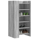 Schoenenkast 52X37,5X100 Cm Bewerkt Hout Eiken