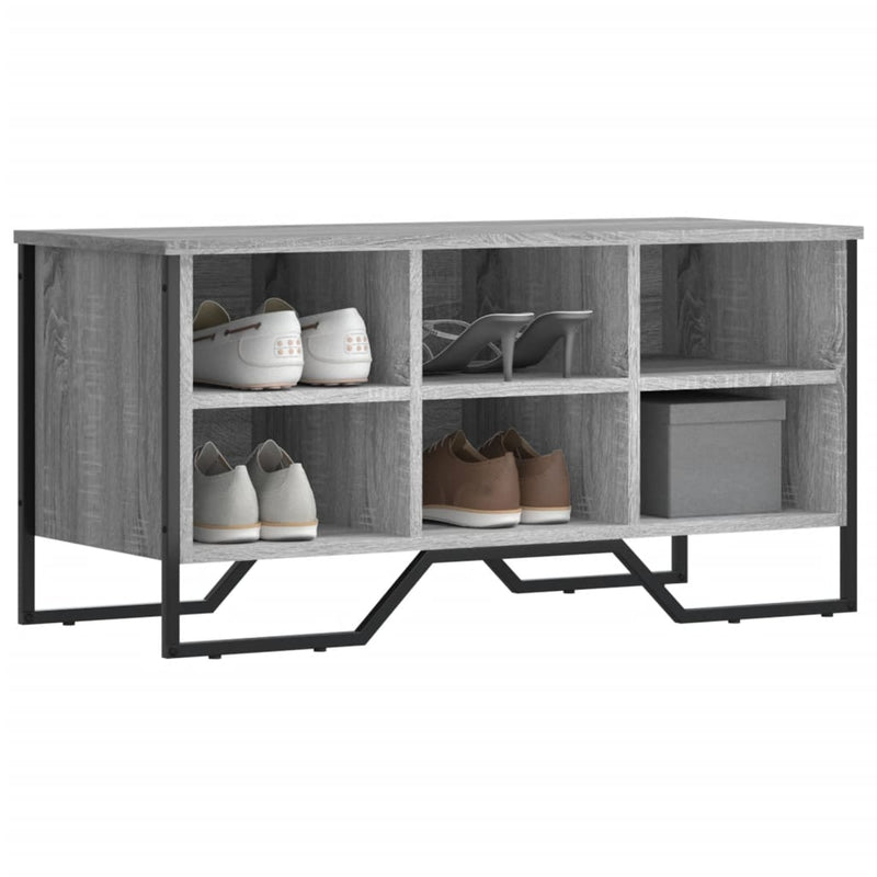Schoenenkast 90X38X61,5 Cm Bewerkt Hout Kleurig