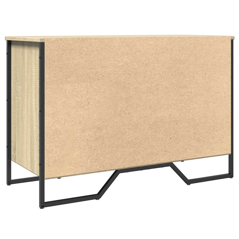 Schoenenkast 90X38X61,5 Cm Bewerkt Hout Kleurig