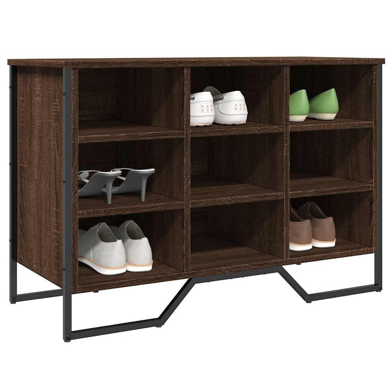 Schoenenkast 90X38X61,5 Cm Bewerkt Hout Kleurig