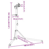 Fietsreparatiestandaard Inklapbaar 102-160 Cm Aluminium
