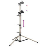 Fietsreparatiestandaard Inklapbaar 120-165 Cm Aluminium