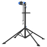 Fietsreparatiestandaard Inklapbaar 108-188 Cm Blauw Staal