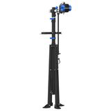 Fietsreparatiestandaard Inklapbaar 108-188 Cm Blauw Staal