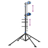 Fietsreparatiestandaard Inklapbaar 108-188 Cm Blauw Staal