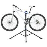 Fietsreparatiestandaard Inklapbaar 108-188 Cm Blauw Staal