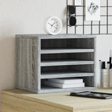 Bureau Organiser 36X26X29,5 Cm Bewerkt Hout