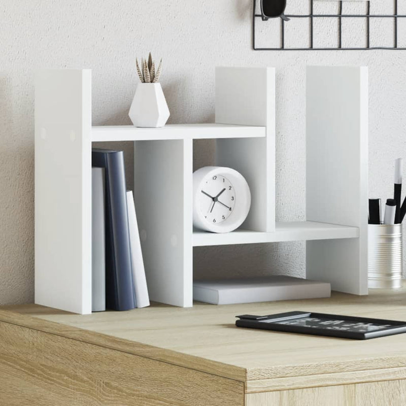 Bureau Organiser 38,5X17X39 Cm Bewerkt Hout Kleurig